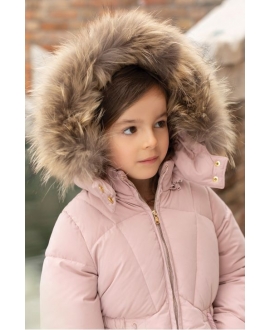 Plumas Niña TARTINE ET CHOCOLAT Rosa Pelo Natural