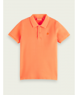 Polo Niño SCOTCH AND SODA Naranja Flúor