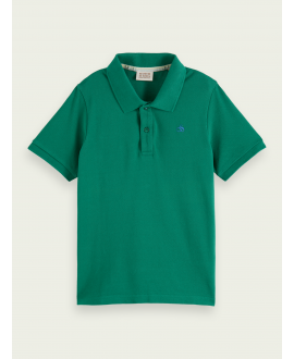 Polo Niño SCOTCH AND SODA Piqué Tennis Green