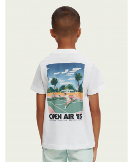 Camiseta Niño SCOTCH AND SODA Open Air 85 Blanca