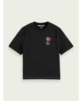 Camiseta Niña SCOTCH AND SODA Negra Bee Garden