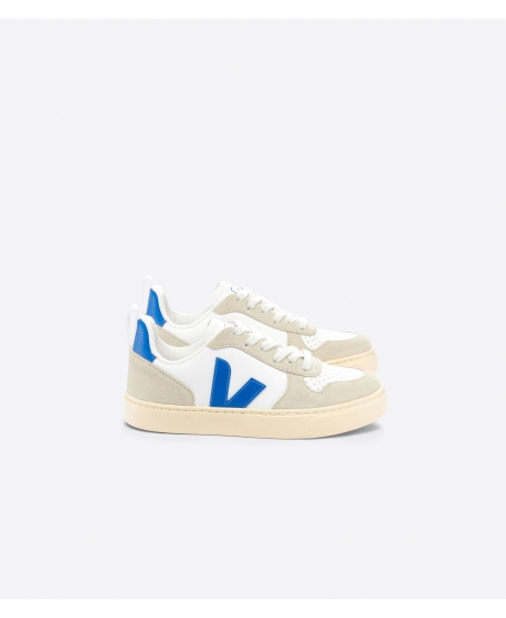 Zapatillas VEJA V-10 Chromefree Leather White Paros Almond