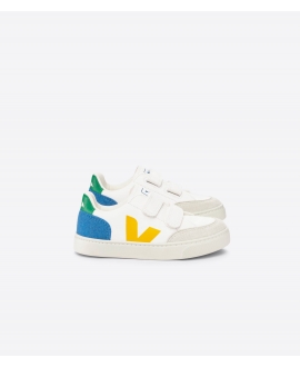 Zapatilla VEJA V-12 Chromefree Leather White Multico Indigo