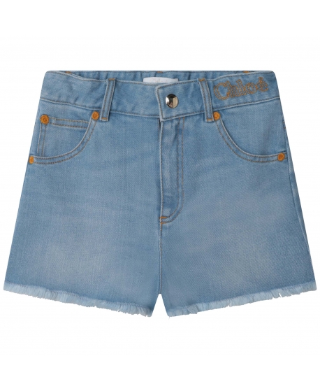 Short Vaquero Niña CHLOÉ Bleach