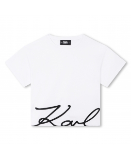 Camiseta Niña KARL LAGERFELD Letras Karl