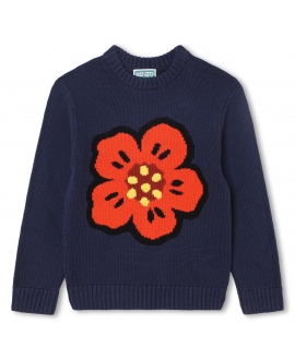 Jersey Niños KENZO Flor Azul Marino