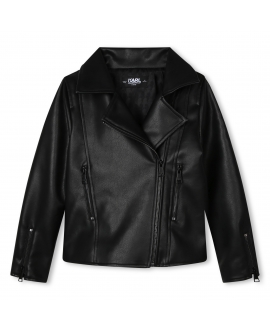 Cazadora Perfecto Niña KARL LAGERFELD Negro