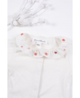 Body TARTINE ET CHOCOLAT Bordado Flor