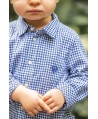 Camisa Bebé Niño TARTINE ET CHOCOLAT Cuadro Azulón
