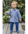 Camisa Bebé Niño TARTINE ET CHOCOLAT Cuadro Azulón