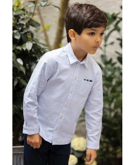 Camisa Niño TARTINE ET CHOCOLAT Rayas Azul