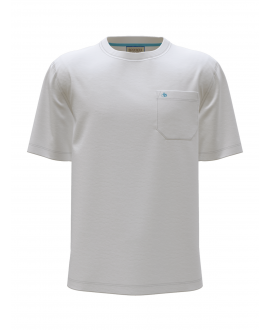 Camiseta SCOTCH AND SODA Bolsillo Blanca