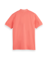Polo Pique SCOTCH AND SODA Garment Dyed Coral