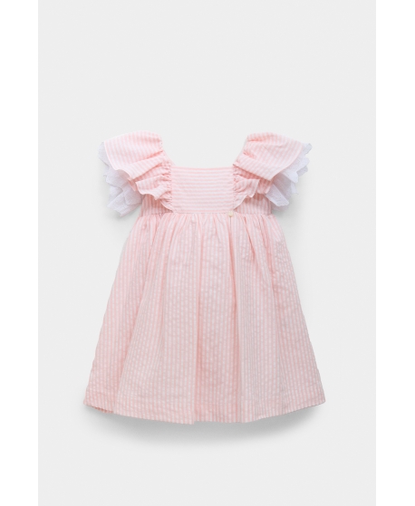 Vestido Niña BE MORE Rayas Rosa