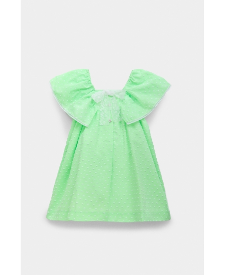 Vestido Niña BE MORE Plumeti Verde