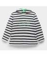 Sudadera Niño BE MORE Rayas Azules