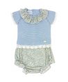 Conjunto Dos Piezas Carmen Taberner Bebé Flores Azul
