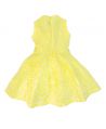 Vestido Simonetta Niña Amarillo Detalle Perlas