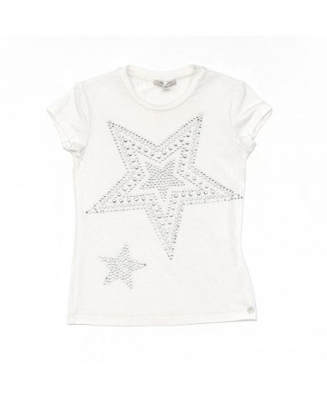 Camiseta Miss Grant Niña Estrellas Plata