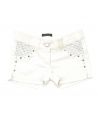 Short Miss Grant Niña Crudo Detalles Plata