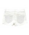 Short Miss Grant Niña Crudo Detalles Plata