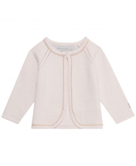 Chaqueta Bebe Niña Tartine et Chocolat Rosa Strass Swarovski