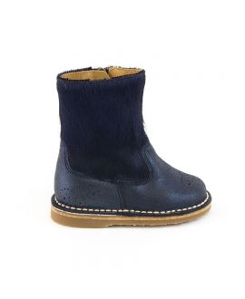 Bota Niña Eli Azul Marino Pelo