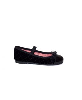 Pretty Ballerinas Velvet negro