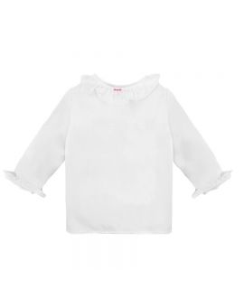 Camisa Batista Bebe Ro Infantil Detalles Rosa