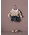 Chaqueta Punto Tostado Nanos Bebe