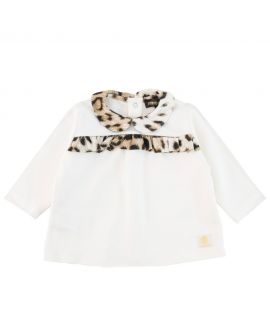 Bluson Bebe Niña Roberto Cavalli Cuello Leopardo