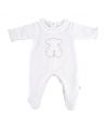 Pijama Bebe Baby Tous Blanco Cuello Volante