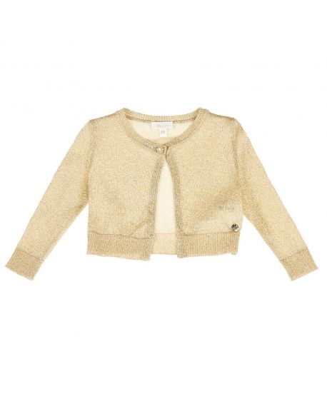Chaqueta Bebe Niña Microbe Oro