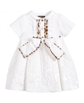 Vestido Bebe Niña Roberto Cavalli Blanco Lazo