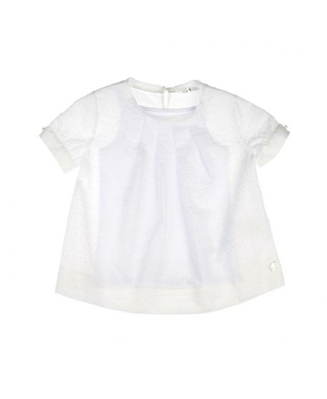 Bluson Niña L:U L:U Perforado Blanco