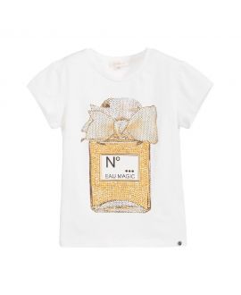 Camiseta Niña Microbe Perfume Strass (6M-7A)