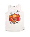 Camiseta Niña So Twee Blanca 'No Selfie'