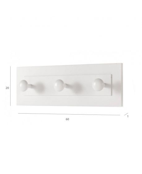 Perchero Infantil Pared Blanco Plafon