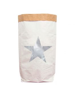 Saco de Papel Be-Nized Estrella Plateada